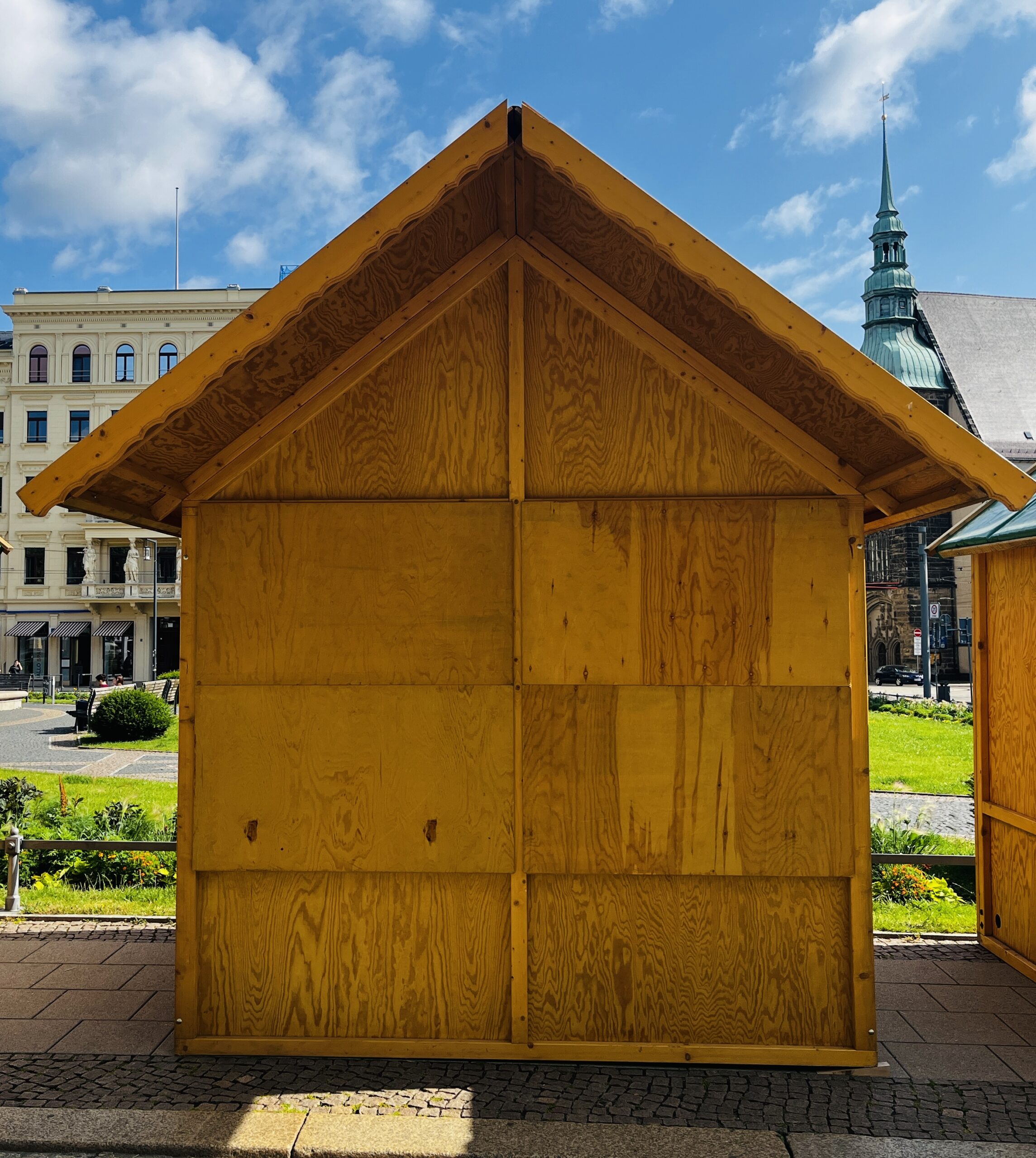 Markthütte: 2,5 x 2 m Grundfläche